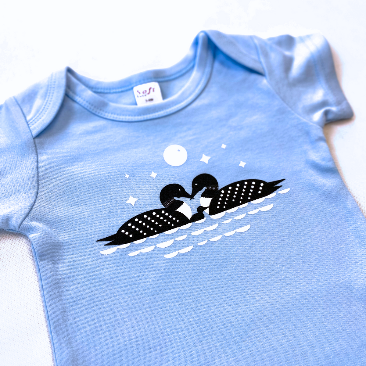 Loon Family Baby Onesie