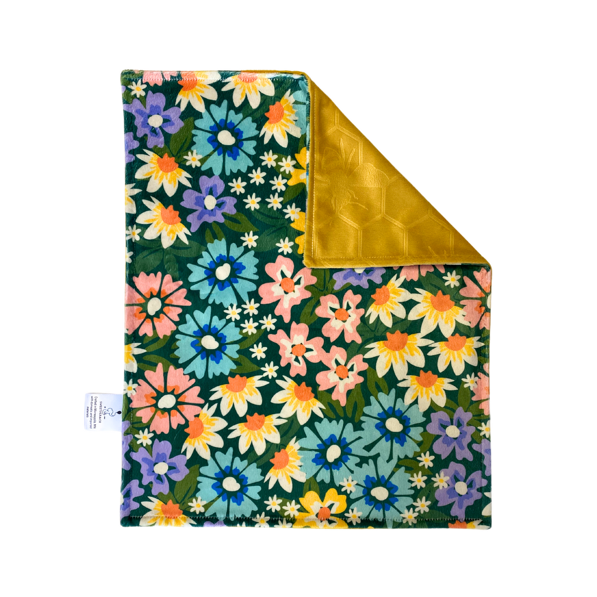 Baby Security Blanket - Flowers