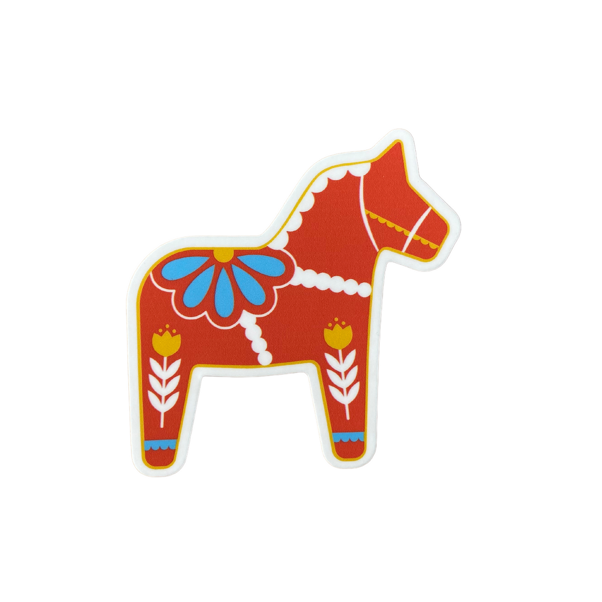 Dala Horse Vinyl Sticker