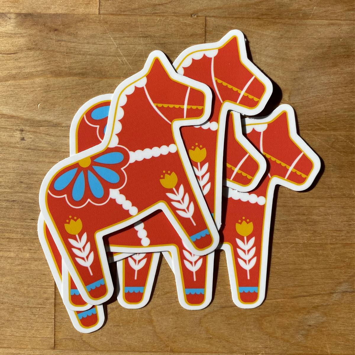 Dala Horse Vinyl Sticker