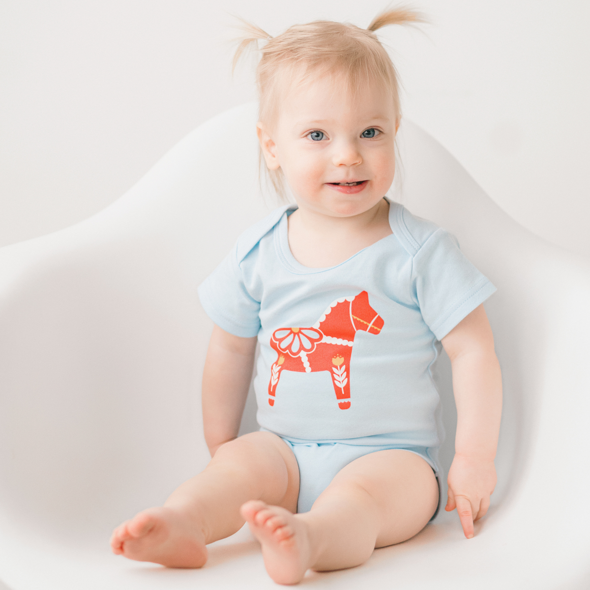 Dala Horse Baby Onesie