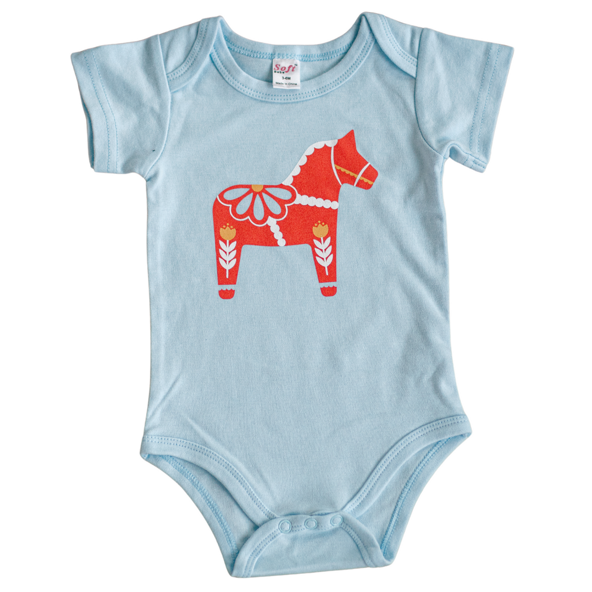 Dala Horse Baby Onesie