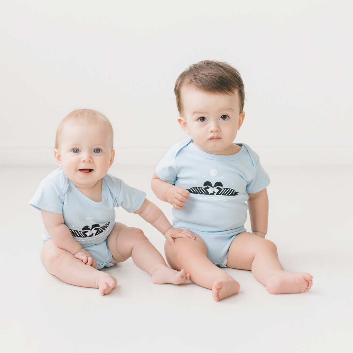 Loon Family Baby Onesie