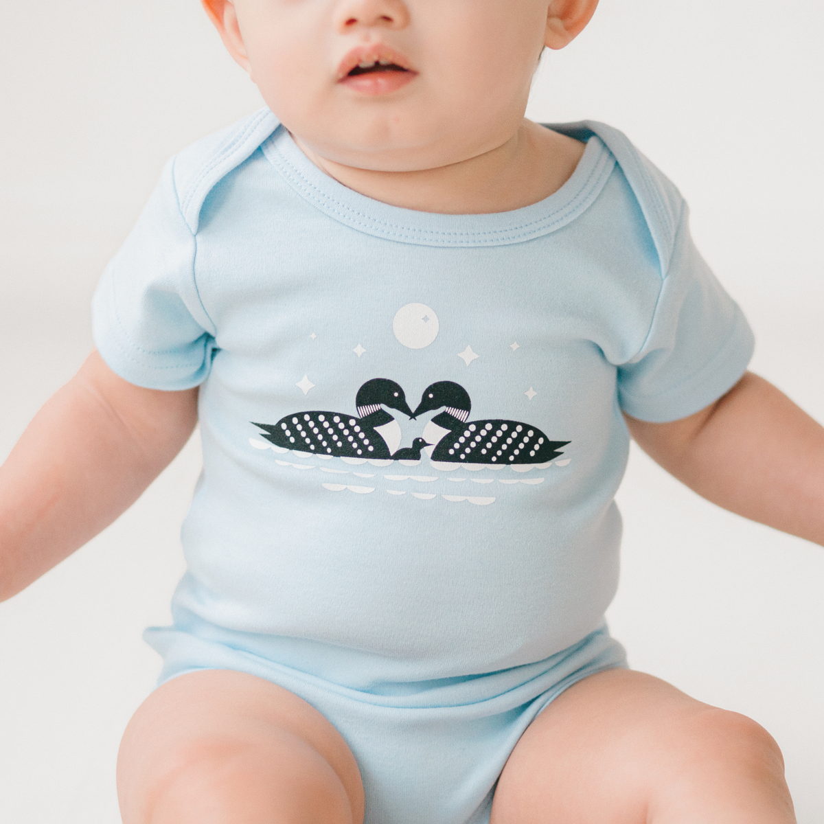 Loon Family Baby Onesie