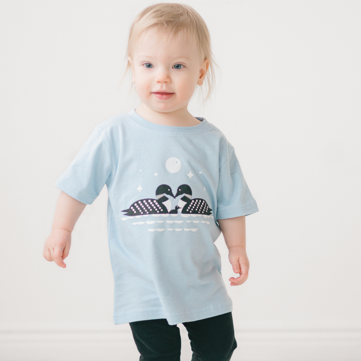 Loon Family Kid Tshirt