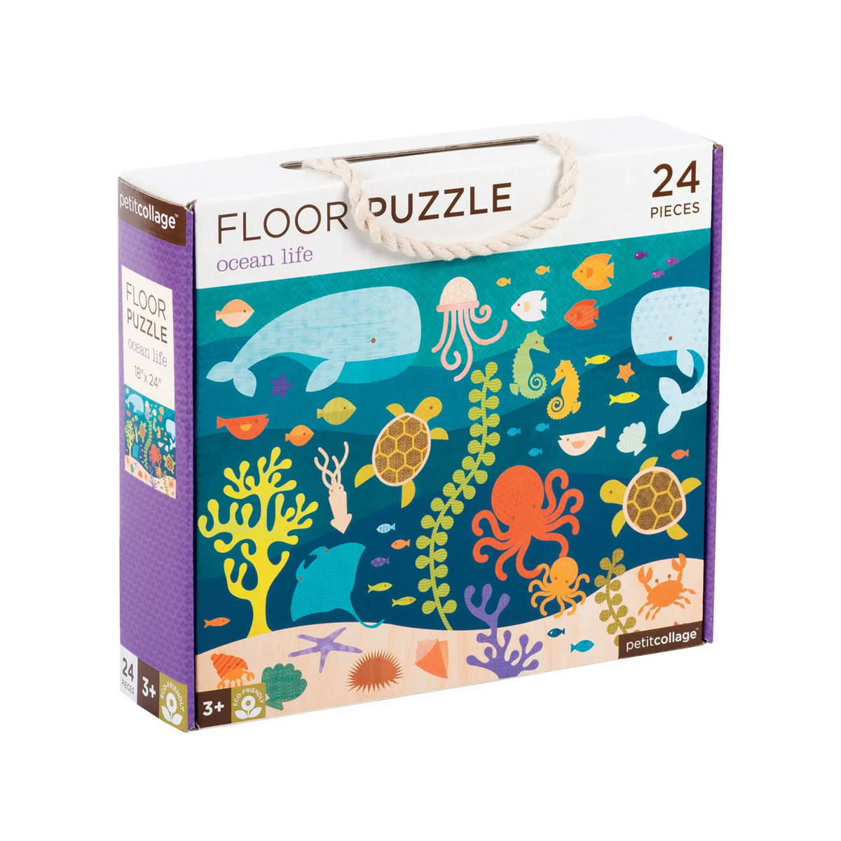 Ocean Life 24-Piece Floor Puzzle