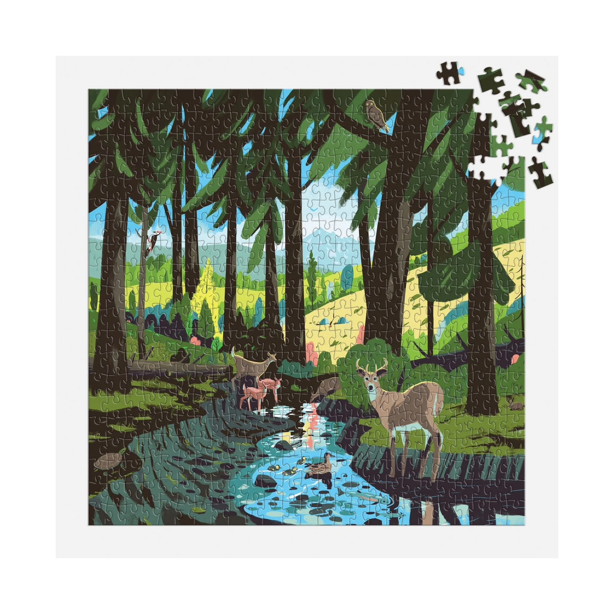 Woodland Pass 500 Piece Puzzle